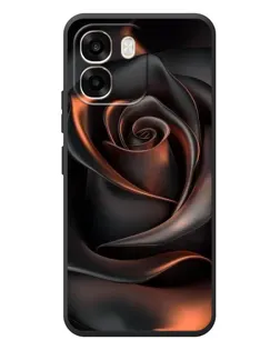 Чехол для OPPO A6 с картинкой «Шелковая черная роза» Чехол для OPPO A6 с картинкой «Шелковая черная роза»