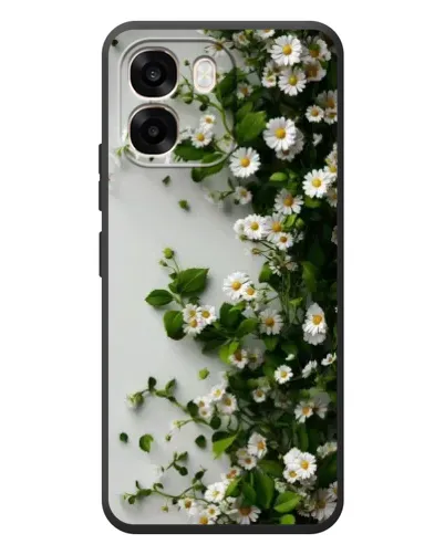 Чехол для OPPO A6 с картинкой «Ветка мелких белых цветов» Чехол для OPPO A6 с картинкой «Ветка мелких белых цветов»