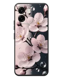 Чехол для OPPO A6 с картинкой «Нежная сакура и капли» Чехол для OPPO A6 с картинкой «Нежная сакура и капли»