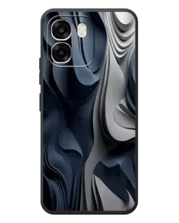 Чохол для OPPO A6 з картинкою «Об'ємні сині складки» Чохол для OPPO A6 з картинкою «Об'ємні сині складки»