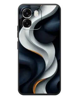 Чохол для OPPO A6 з картинкою «Об'ємні чорно-білі стрічки» Чохол для OPPO A6 з картинкою «Об'ємні чорно-білі стрічки»