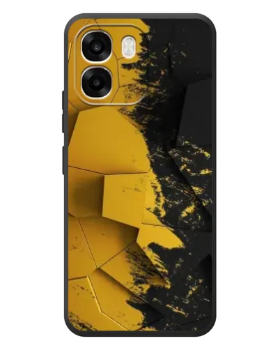 Чохол для OPPO A6 з картинкою «Золоті уламки геометрії»