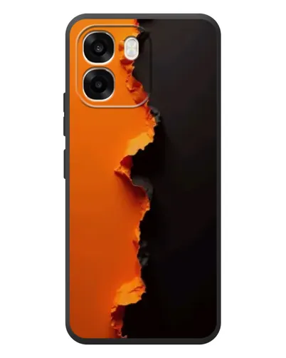 Чохол для OPPO A6 з картинкою «Помаранчевий розлом»