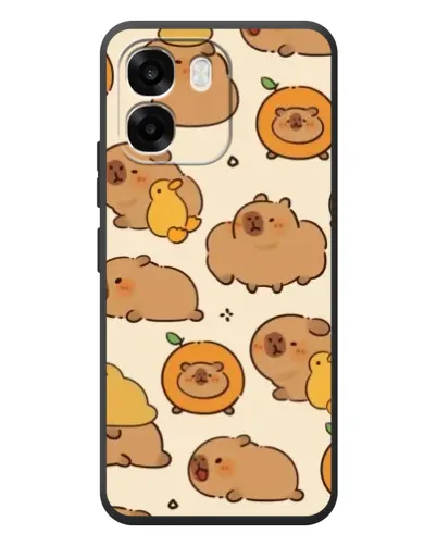 Чехол для OPPO A6 с картинкой «Капибары с апельсинами» Чехол для OPPO A6 с картинкой «Капибары с апельсинами»
