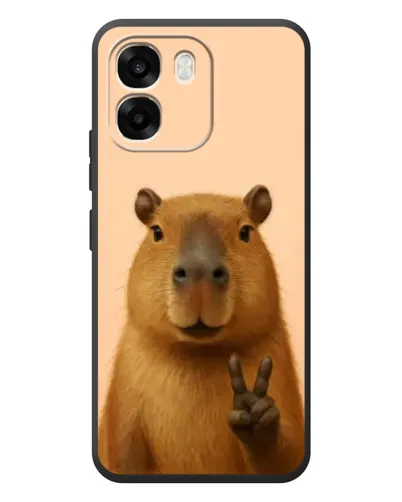 Чехол для OPPO A6 с картинкой «Капибара виктория» Чехол для OPPO A6 с картинкой «Капибара виктория»