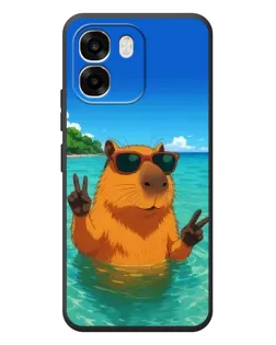 Чехол для OPPO A6 с картинкой «Морская капибара» Чехол для OPPO A6 с картинкой «Морская капибара»
