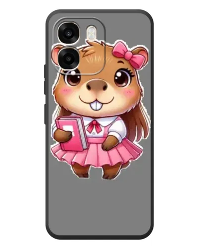 Чехол для OPPO A6 с картинкой «Девочка капибара» Чехол для OPPO A6 с картинкой «Девочка капибара»