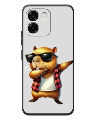 Чехол для OPPO A6 с картинкой «Капибара рэпер даб» Чехол для OPPO A6 с картинкой «Капибара рэпер даб»