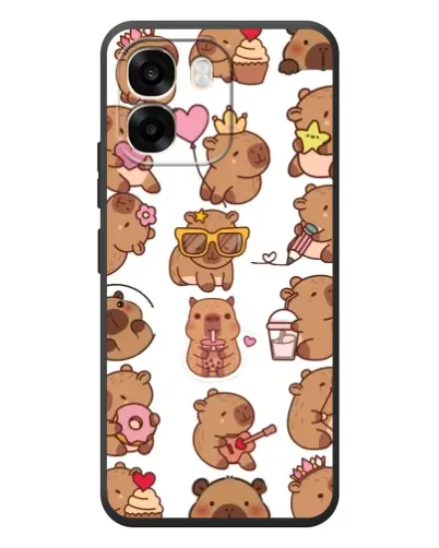 Чехол для OPPO A6 с картинкой «Стикерпак с капибарами» Чехол для OPPO A6 с картинкой «Стикерпак с капибарами»