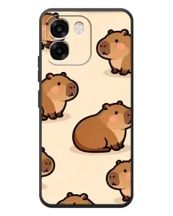 Чехол для OPPO A6 с картинкой «Паттерн милых капибар» Чехол для OPPO A6 с картинкой «Паттерн милых капибар»