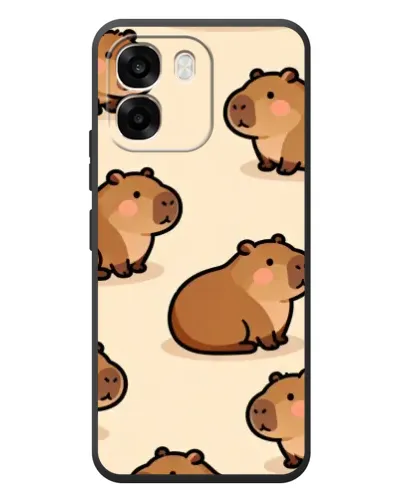 Чехол для OPPO A6 с картинкой «Паттерн милых капибар» Чехол для OPPO A6 с картинкой «Паттерн милых капибар»