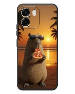 Чехол для OPPO A6 с картинкой «Капибара с пиццей» Чехол для OPPO A6 с картинкой «Капибара с пиццей»