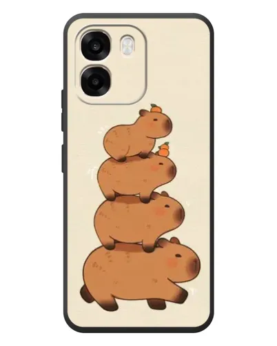 Чехол для OPPO A6 с картинкой «Башня из капибар» Чехол для OPPO A6 с картинкой «Башня из капибар»