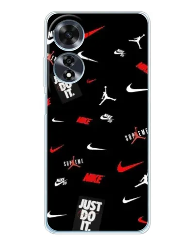 Чехол для OPPO A60 5G с картинкой «Nike Mix Pattern»