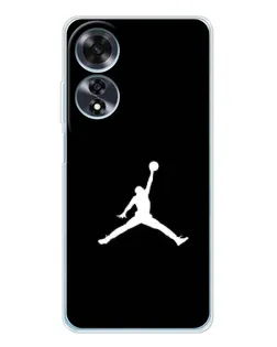 Чехол для OPPO A60 5G с картинкой «Jordan Silhouette»