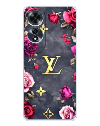 Чехол для OPPO A60 5G с картинкой «Цветочный Louis Vuitton»