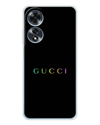 Чехол для OPPO A60 5G с картинкой «Gucci — неоновый минимализм» Чехол для OPPO A60 5G с картинкой «Gucci — неоновый минимализм»