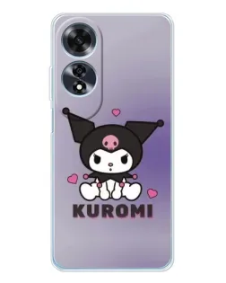 Чехол для OPPO A60 5G с картинкой «Kuromi — фиолетовый арт»