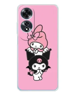 Чехол для OPPO A60 5G с картинкой «My Melody и Kuromi»