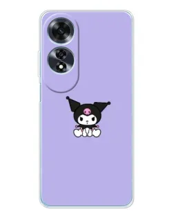 Чехол для OPPO A60 5G с картинкой «Kuromi — фиолетовый минимализм»