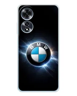 Чехол для OPPO A60 5G с картинкой «BMW — неоновое сияние» Чехол для OPPO A60 5G с картинкой «BMW — неоновое сияние»