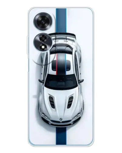 Чехол для OPPO A60 5G с картинкой «Вид сверху — BMW M»