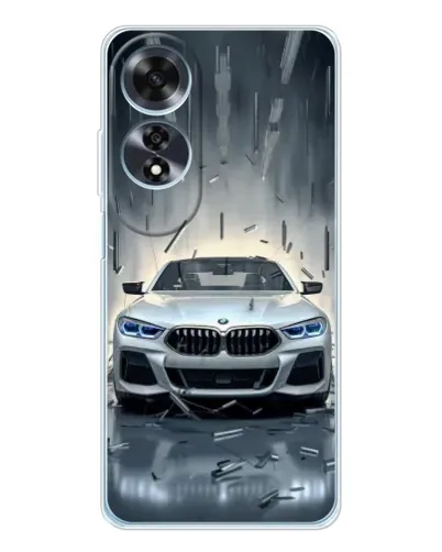 Чехол для OPPO A60 5G с картинкой «BMW в свете фар»