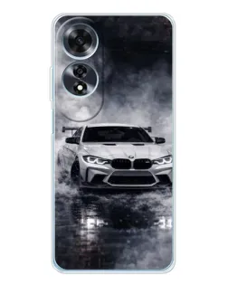 Чехол для OPPO A60 5G с картинкой «BMW сквозь туман» Чехол для OPPO A60 5G с картинкой «BMW сквозь туман»