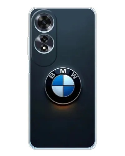 Чехол для OPPO A60 5G с картинкой «Логотип BMW — минимализм»