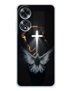 Чехол для OPPO A60 5G с картинкой «Голубь и Свет»