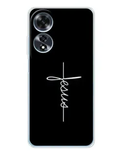 Чехол для OPPO A60 5G с картинкой «Тонкая линия веры»
