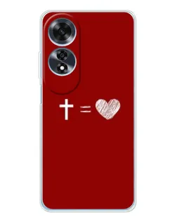 Чехол для OPPO A60 5G с картинкой «Уравнение любви» Чехол для OPPO A60 5G с картинкой «Уравнение любви»