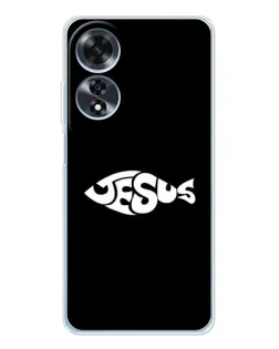 Чехол для OPPO A60 5G с картинкой «Рыба Jesus» Чехол для OPPO A60 5G с картинкой «Рыба Jesus»