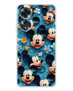 Чехол для OPPO A60 5G с картинкой «Паттерн Микки и Минни» Чехол для OPPO A60 5G с картинкой «Паттерн Микки и Минни»