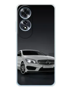 Чехол для OPPO A60 5G с картинкой «Mercedes AMG GT Silver» Чехол для OPPO A60 5G с картинкой «Mercedes AMG GT Silver»