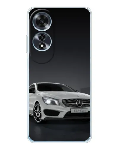 Чехол для OPPO A60 5G с картинкой «Mercedes AMG GT Silver»
