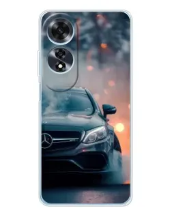 Чехол для OPPO A60 5G с картинкой «Mercedes — ночной город» Чехол для OPPO A60 5G с картинкой «Mercedes — ночной город»