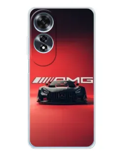 Чехол для OPPO A60 5G с картинкой «Mercedes AMG — красная линия» Чехол для OPPO A60 5G с картинкой «Mercedes AMG — красная линия»