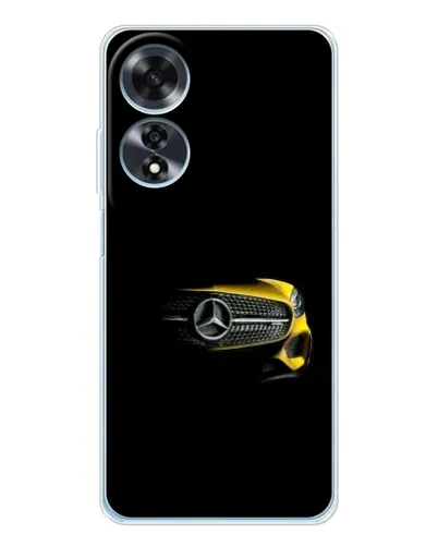 Чехол для OPPO A60 5G с картинкой «Mercedes — ретро стиль»