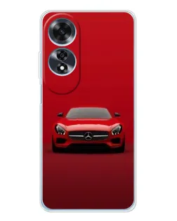 Чехол для OPPO A60 5G с картинкой «Красный Mercedes AMG» Чехол для OPPO A60 5G с картинкой «Красный Mercedes AMG»