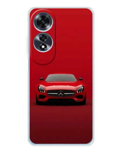 Чехол для OPPO A60 5G с картинкой «Красный Mercedes AMG»