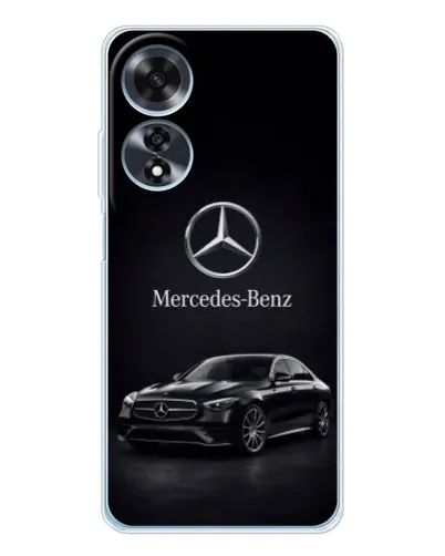 Чехол для OPPO A60 5G с картинкой «Mercedes — решетка радиатора»