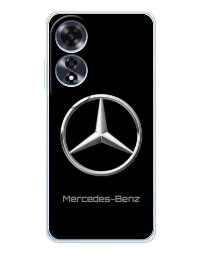 Чехол для OPPO A60 5G с картинкой «Mercedes Silver Logo»