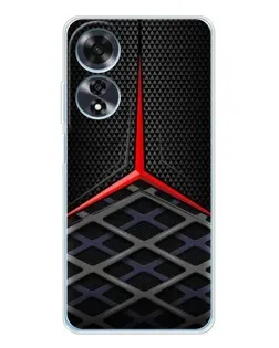Чехол для OPPO A60 5G с картинкой «Mercedes Carbon Grid» Чехол для OPPO A60 5G с картинкой «Mercedes Carbon Grid»