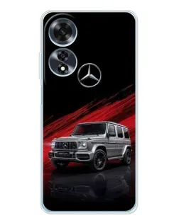 Чехол для OPPO A60 5G с картинкой «Mercedes G-Class красный» Чехол для OPPO A60 5G с картинкой «Mercedes G-Class красный»