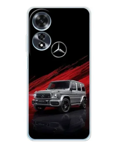 Чехол для OPPO A60 5G с картинкой «Mercedes G-Class красный»