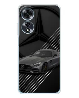 Чехол для OPPO A60 5G с картинкой «Mercedes AMG — графика» Чехол для OPPO A60 5G с картинкой «Mercedes AMG — графика»