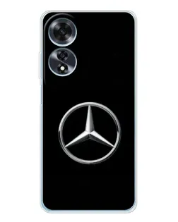 Чехол для OPPO A60 5G с картинкой «Mercedes классический лого» Чехол для OPPO A60 5G с картинкой «Mercedes классический лого»