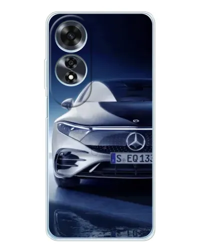 Чехол для OPPO A60 5G с картинкой «Mercedes EQ — будущее»