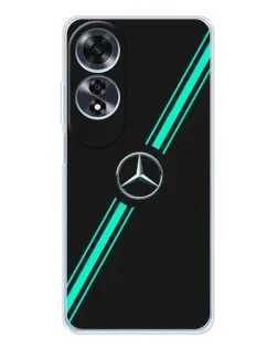 Чехол для OPPO A60 5G с картинкой «Спортивные линии Mercedes» Чехол для OPPO A60 5G с картинкой «Спортивные линии Mercedes»